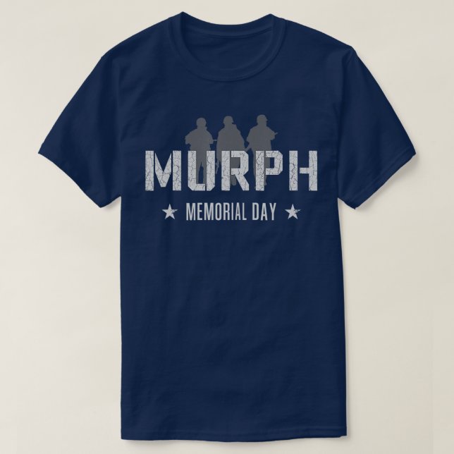 Camiseta Dia Memorial Murph 2023 Militar dos EUA (Frente do Design)