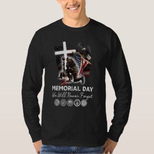 Camiseta Dia Memorial Nunca Esqueceremos O Veterano America