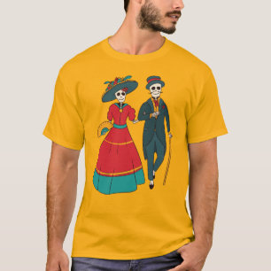 Camiseta Dia Mexicano Casal Dos Mortos