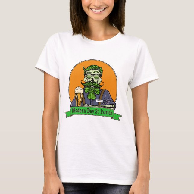 Camiseta Dia moderno St Patrick (Frente)