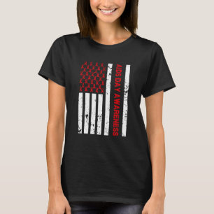Camiseta Dia Mundial da Aids Sensibilização das mulheres mu