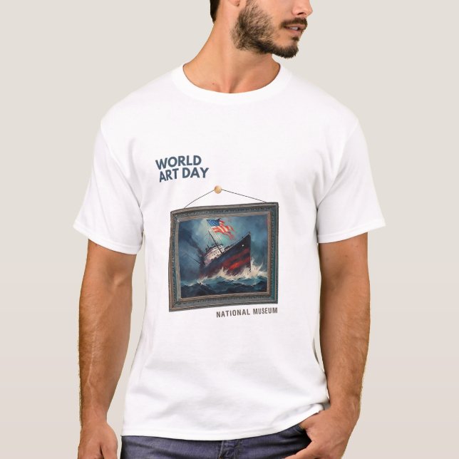 Camiseta Dia Mundial da Arte (Frente)