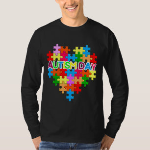 Camiseta Dia Mundial da Consciência do Autismo Seja gentil