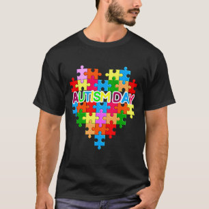 Camiseta Dia Mundial da Consciência do Autismo Seja gentil