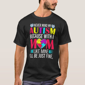 Camiseta Dia Mundial da Conscientização do Autismo Mãe de A