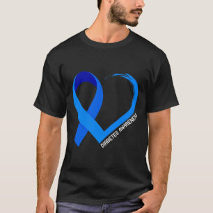 Camiseta Dia Mundial da Diabetes Tipo 1 Awarenes da Diabete