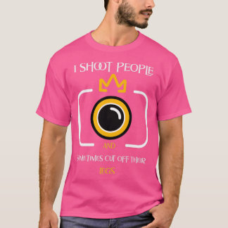 Camiseta Dia Mundial da Fotografia I Atirar Pessoas e algum