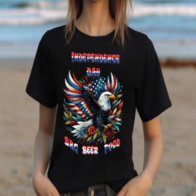 Camiseta Dia Mundial da Independência da Liberdade American (Criador carregado)