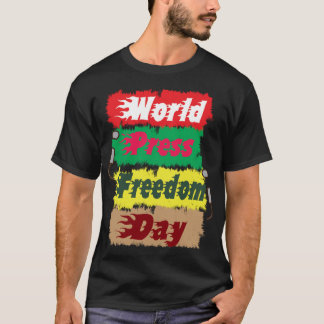Camiseta dia mundial da liberdade de imprensa