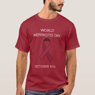 Camiseta Dia Mundial da Meningite - 5 de outubro