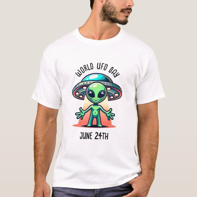 Camiseta Dia Mundial da OVNI | 24 de junho (Frente)