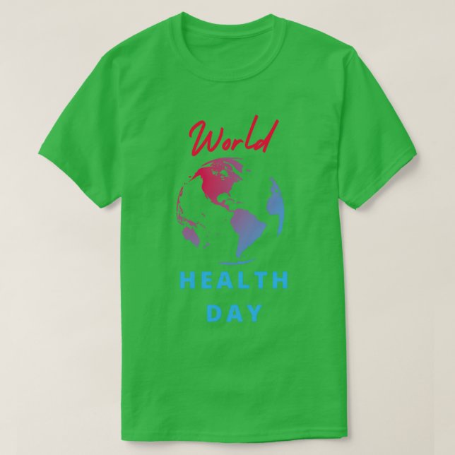 Camiseta Dia Mundial da Saúde 1 (Frente do Design)