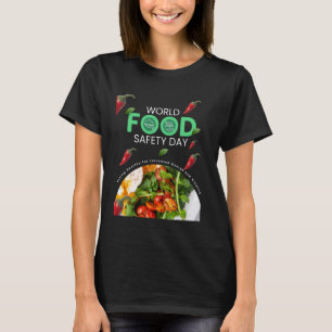Camiseta Dia Mundial da Segurança Comida e da Nutrição - Bo