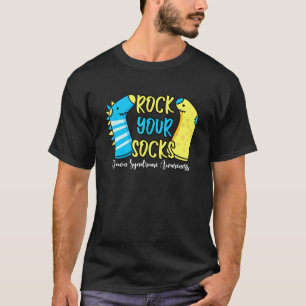 Camiseta Dia Mundial da Síndrome de Baixo Balança Seu Filho