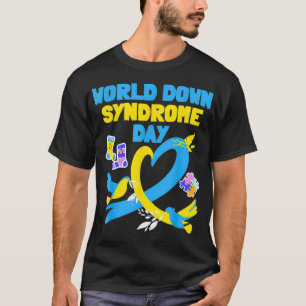 Camiseta Dia Mundial da Síndrome de Baixo Meias 21 de mar