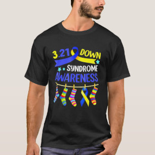 Camiseta Dia Mundial da Síndrome de Baixo Meias de Sensibil