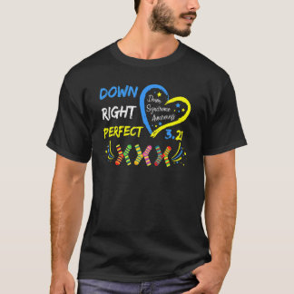Camiseta Dia Mundial da Síndrome de Baixo Meias de Sensibil