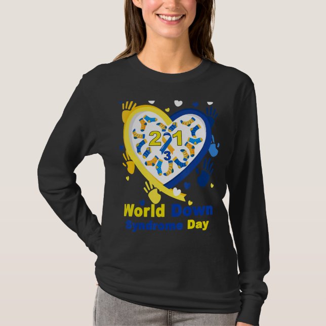Camiseta Dia Mundial da Síndrome de Down (Frente)