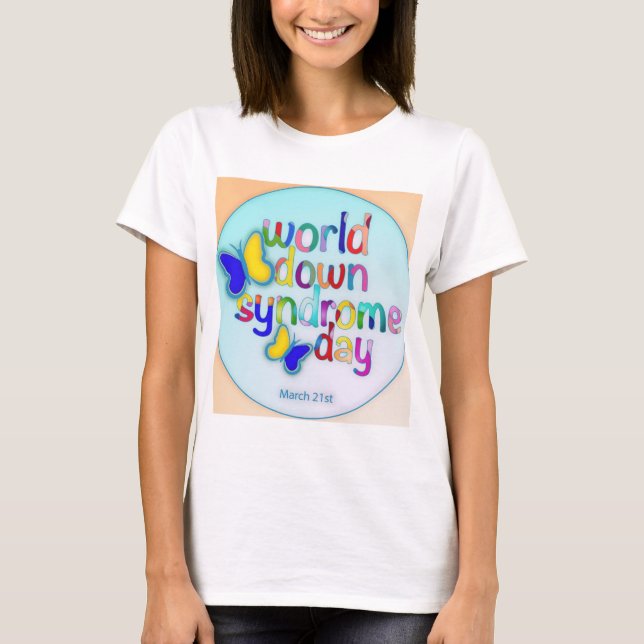 Camiseta Dia Mundial da Síndrome de Down (Frente)