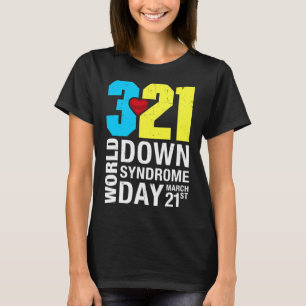 Camiseta Dia Mundial da Síndrome de Down 21 de Março Para H