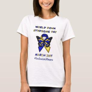 Camiseta Dia Mundial da Síndrome de Down - 21 de março ru