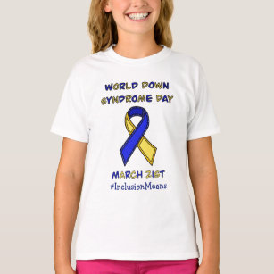Camiseta Dia Mundial da Síndrome de Down - 21 de março rua 