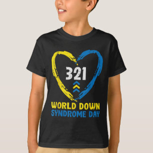 Camiseta Dia Mundial da Síndrome de Down 321 Mulheres Sensi