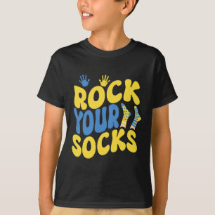 Camiseta Dia Mundial da Síndrome de Down Balance Socks Groo