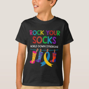 Camiseta Dia Mundial da Síndrome de Down Meninos Meninas Cr
