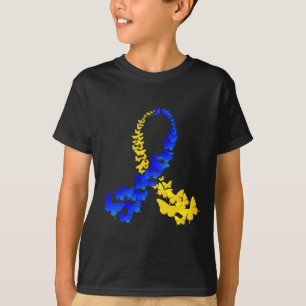 Camiseta Dia Mundial da Síndrome de Down Mulheres Crianças 