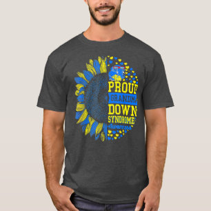 Camiseta Dia Mundial da Síndrome de Down Orgulhosa Vovó Tri
