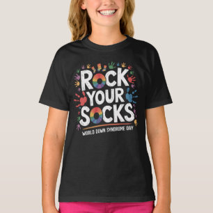 Camiseta Dia Mundial da Síndrome de Down Rock Your Socks
