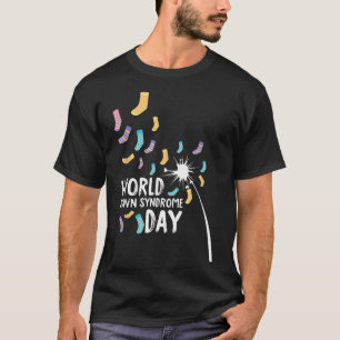 Camiseta Dia Mundial da Síndrome de Down Sensibilização Mãe