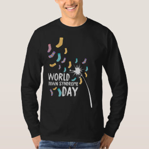 Camiseta Dia Mundial da Síndrome de Down Sensibilização Mãe