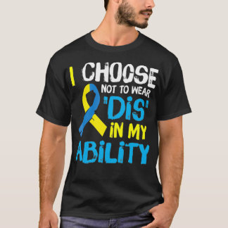 Camiseta Dia Mundial da Síndrome de Down Sensibilização par