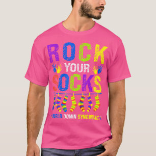 Camiseta Dia Mundial da Síndrome de Down: Use Meias Colorid