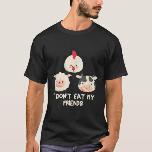 Camiseta Dia Mundial da Vegetariana Eu Não Como Vegan Aos M