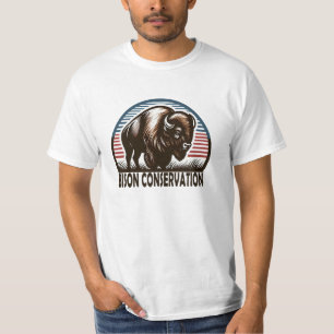 Camiseta Dia Mundial da Vida Selvagem do American Bison