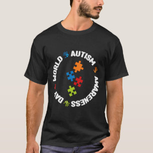 Camiseta Dia Mundial de Autismo Dia de Aconselhamento Autis