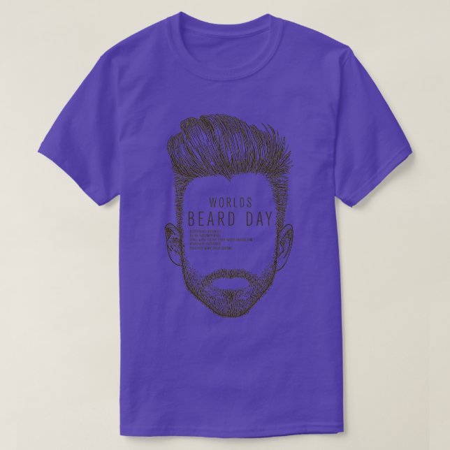 CAMISETA DIA MUNDIAL DE BEARD 14 (Frente do Design)