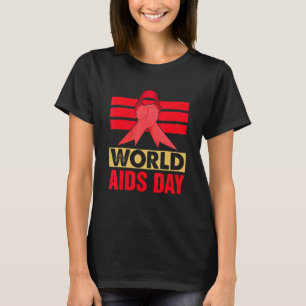 Camiseta Dia Mundial de Luta Contra a Sida Apoio Conscienti