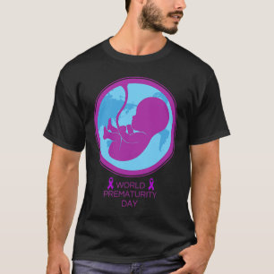 Camiseta Dia Mundial de Sensibilização para a Pré-maturidad