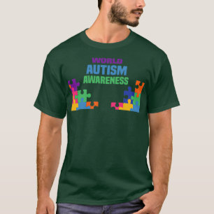 Camiseta Dia Mundial de Sensibilização para o autismo, adhd