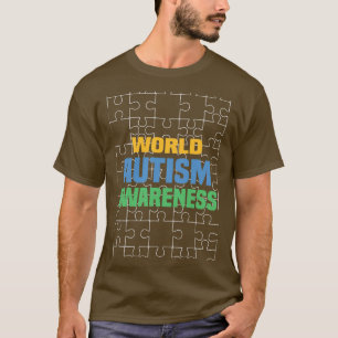 Camiseta Dia Mundial de Sensibilização para o autismo, adhd