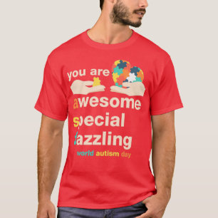 Camiseta Dia Mundial do Autismo Sensibilização Merca