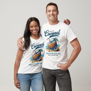 Camiseta Dia Mundial do Coco, abraça a diversão