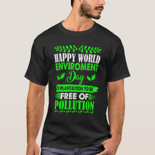 Camiseta Dia Mundial do Meio Ambiente Plantam Libertação