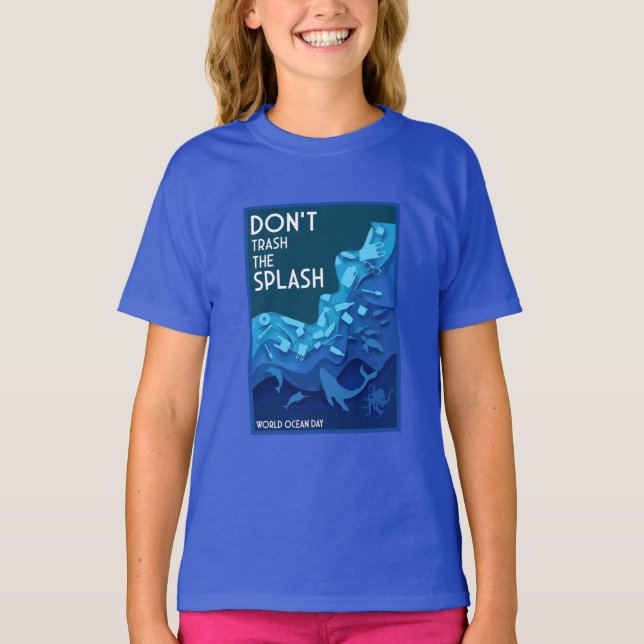 Camiseta Dia Mundial do Oceano (Frente)