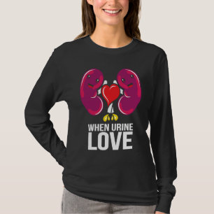 Camiseta Dia Mundial do Rim Quando Urina Amor Doença Renal