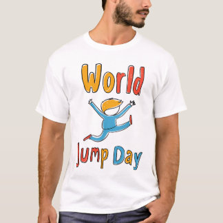 Camiseta Dia Mundial do Salto